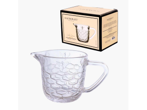 Cremeira linha bee com alça ergonômica em vidro - hauscraft