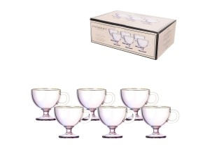 Jogo canecas com 6 peças 200ml - can227/rb - hauskraft