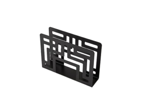 Porta guardanapo em metal preto -  ck7122 - clink