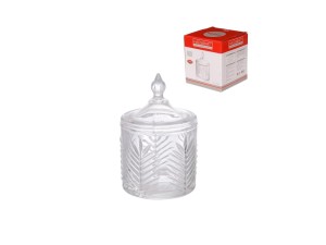 Potiche de vidro pequena - hauskraft -  ptch078