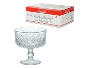 Jogo de taça sobremesa transparente - linha solano - hauskraft- tcsv027/tr