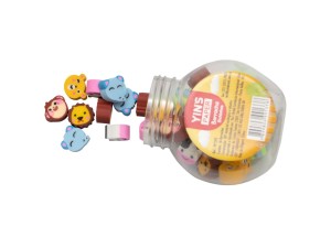 Borracha bichinhos mini – pote com 36 unidades - yp7292 - yin's