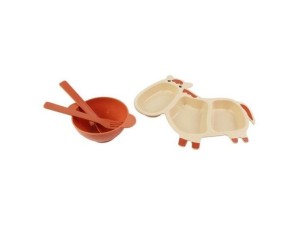 Kit lancheira  infantil com talheres e bowl -  25x16 cm-  ck5211 - clink