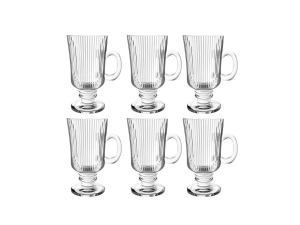 Canecas para café e chá modelo irish - 220ml com 6 peças - caic003 - hauskraft