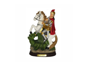 Imagem em resina de são jorge - imporiente - im50009