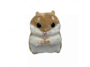 CHAVEIRO HAMSTER DE PELÚCIA 9x7x4cm – F6600018 F. Emy Decorações 