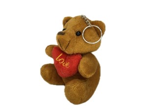 Chaveiro de Pelúcia Urso F6600058 | Fofo, Compacto e Ideal para Presentear

