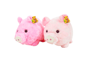 Porquinho de Pelúcia 24cm - Rosa - Fizzy - FE7047