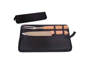 Kit talheres p/churrasco -143035 união brindes