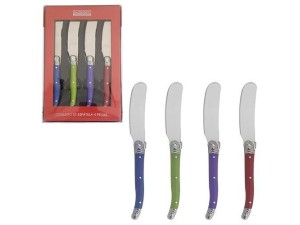 Conjunto de espátulas coloridas 4 peças – cjla-009 hauskraft