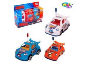 Kit com 3 Carrinhos de Fricção colorido - WBU2840 - Well Kids