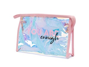 Necessaire simples hologáfica para o dia-a-dia - NS2537 - QUALIS