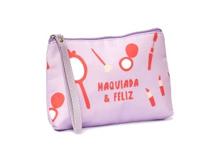 Necessaire pequena rosa - maquiada e feliz - frio02 - QUALIS
