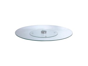 Centro de mesa giratório decorativo de vidro 40cm – pgir-018 - HAUSKRAFT