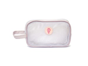 Necessaire telada simples lilás para maquiagem, acessórios - frio16 - QUALIS