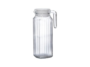 Jarra vidro 1 Litro com tampa em plástico e alça ergonômica - jarr027 - HAUSKRAFT