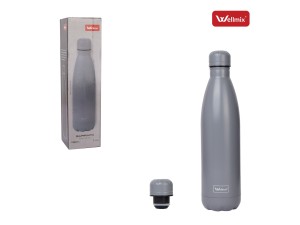 Garrafa de  inox 750 ml cinza - wx11458 - WELLMIX