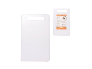 Tábua de corte em plástico branca - ca08104