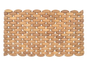 Descanso de panela traçado em madeira grande retangular  -  cx048 - CASITA