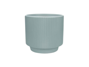 Vaso Decorativo ou para plantas cinza redondo - DVA673 - Giftgome