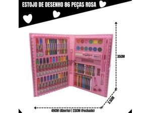 ESTOJO DE PINTURA C/ 86 PCS -GD086-Union Oceaon 