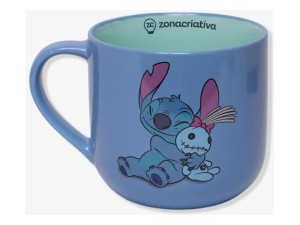 Caneca de Porcelana com Infusor Stitch 350ml – 10026420 Zonacriativa