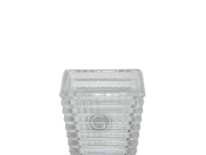 Vaso de vidro 15cm cristal
