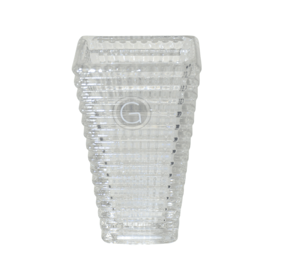Vaso de vidro 15cm cristal