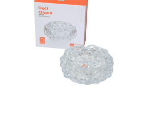 Cinzeiro de mesa  cristal com relevo - dantas