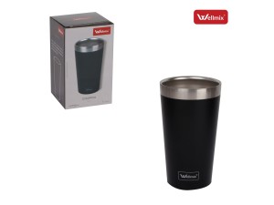 Copo térmico inox 470ml minimalista preto – wx10701 - WELLMIX