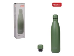 Garrafa inox verde 750ml - wx11457 - WELLMIX