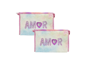 Necessaire peludinha colorida - 24848 - LINA