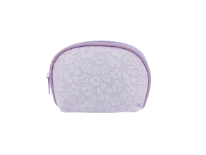 Kit com 3 necessaires lilás e transparente - ns2531 - QUALIS