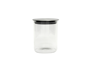 Pote de vidro 650ml hermético com tampa em inox - CA09936 - CASITA