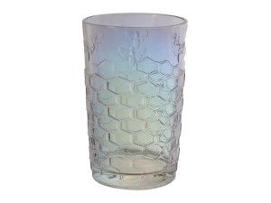 Jogo de Copos de Vidro com 6 Peças 380 ml – LINHA BEE - CPLG086/RB 