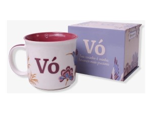 Caneca Ceramica de Vó 300ml  - 10026136  Zonacriativa
