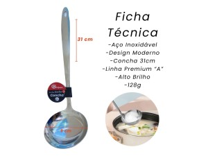 CONCHA DE INOX G  SQ-3190 