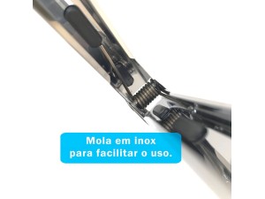 Pegador Multiuso de Silicone com Cabo Inox – PGDR-002PT Hauskraft 