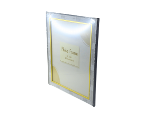 Porta retrato (20x25cm) dourado e branco - sanxia