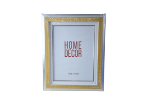 Porta retrato 15x20 em madeira e prata - sanxia