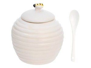 Açucareiro com Colher Bee 300ml – PCLN278 Hauskraft