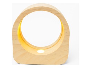 Luminária de Vidro com Suporte de Madeira – AP7814YT-6G 