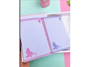 Diário de Papel com Cadeado 60 Folhas – HA78415 