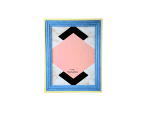 Porta retrato (15x20cm) azul e dourado - sanxia