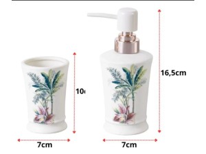 Jogo de Banheiro Caribe com 2 Peças – WX11097 Wellmix 