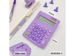Calculadora eletrônica 8 dígitos – mouge jar mj818a-c