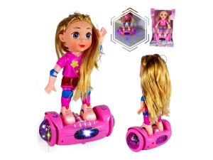 Boneca Hoverboard CP170543 | Com Luzes, Movimento e Estilo Radical

