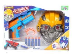 Pistola Lança Dardo com Máscara – WB19687 - Well Kids 