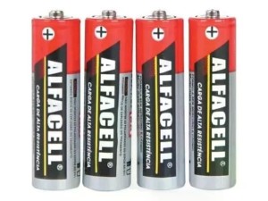 PILHA AA CX C/60 R6P/4SG -Alfacell  