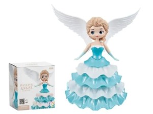 Boneca a Pilha CP11718 | Brinquedo Interativo com Movimento e Som

